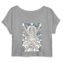 Load image into Gallery viewer, Organic Cotton Crop Top - Surrealism
