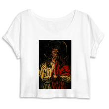 Load image into Gallery viewer, Organic Cotton Crop Top - Cubism
