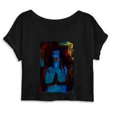 Load image into Gallery viewer, Organic Cotton Crop Top - German Expressionism
