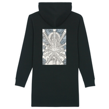 Load image into Gallery viewer, Organic Cotton Hoodie Dress - Surrealism
