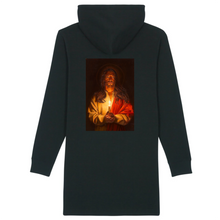 Load image into Gallery viewer, Organic Cotton Hoodie Dress - Impressionism
