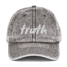 Load image into Gallery viewer, Vintage Cotton Twill &quot;Truth Cap&quot;
