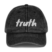 Load image into Gallery viewer, Vintage Cotton Twill &quot;Truth Cap&quot;
